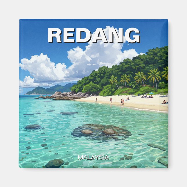 Aimant Plage de Redang Malaysia (Devant)