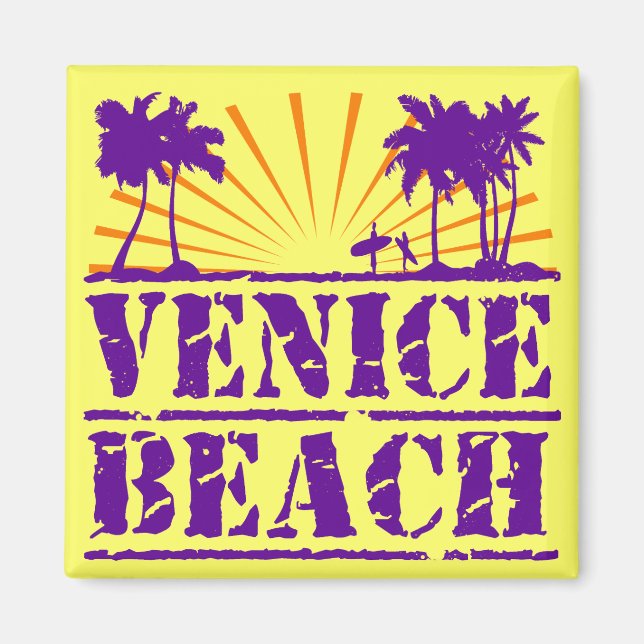 Aimant Plage de Venice (Devant)