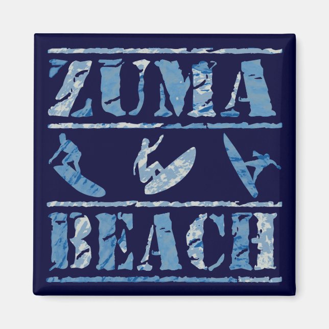Aimant Plage de Zuma (Devant)