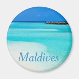 Aimant Plage tropicale aux Maldives