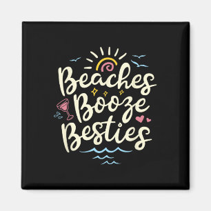 Aimant Plages Booze Besties Été Meilleur Ami Filles Tri