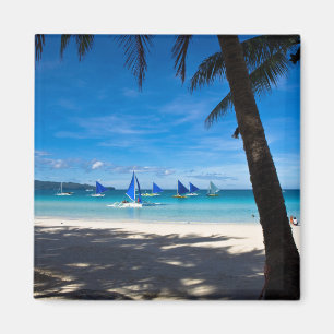 Aimant Plages tropicales   White Beach Boracay Philippine
