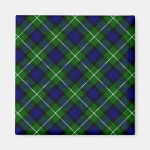 Aimant Plaid vert bleu Lamont tartan