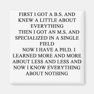 Aimant Plaisanterie de PHD