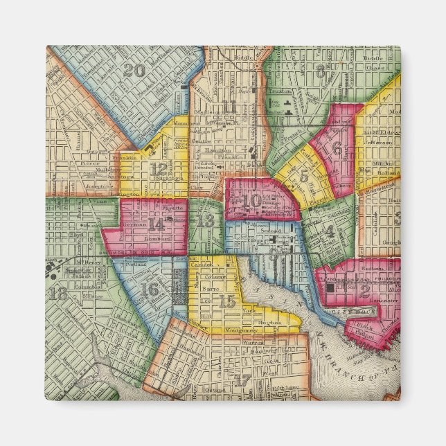 Aimant Plan De Baltimore (Devant)