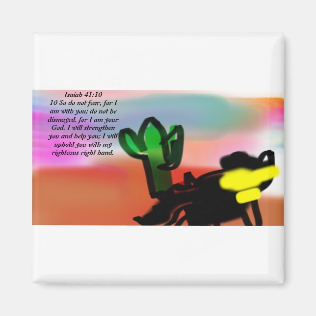 Aimant plan jésus (Devant)