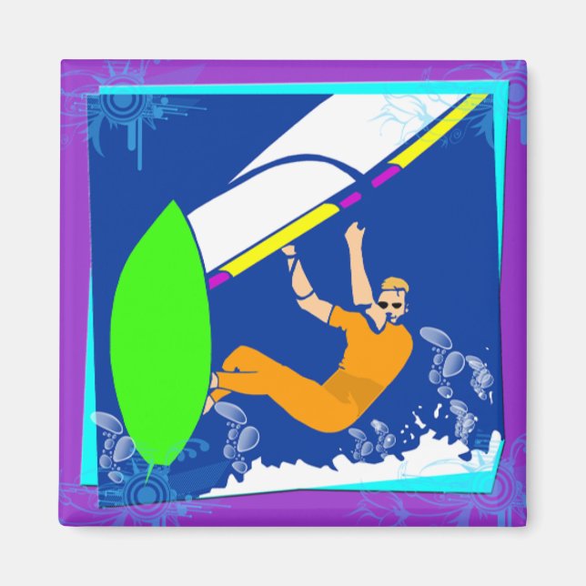 Aimant Planche à voile (Devant)