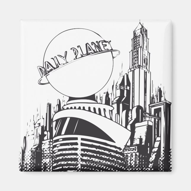 Aimant Planète quotidienne (Devant)