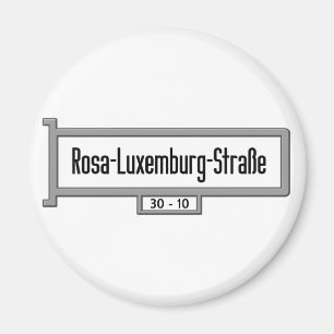 Aimant Plaque de rue du Rosa-Luxembourg-Strasse, Berlin