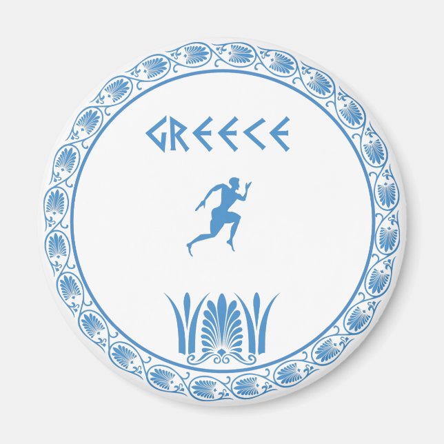 Aimant plat grec (Devant)