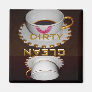 Aimant Plats propres ou salés Lave-vaisselle