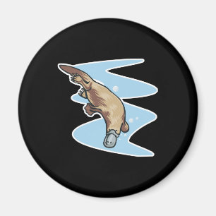 Aimant platypus nageur