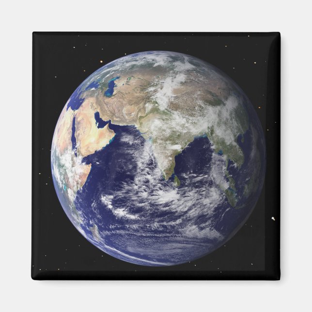 Aimant Pleine Terre montrant Europe et Asie 2 (Devant)