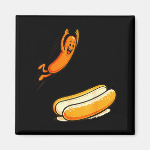 Aimant Plongeon haut du hotdog 