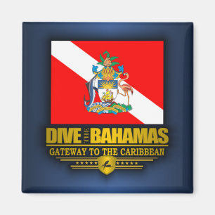 Aimant Plongez aux Bahamas 2
