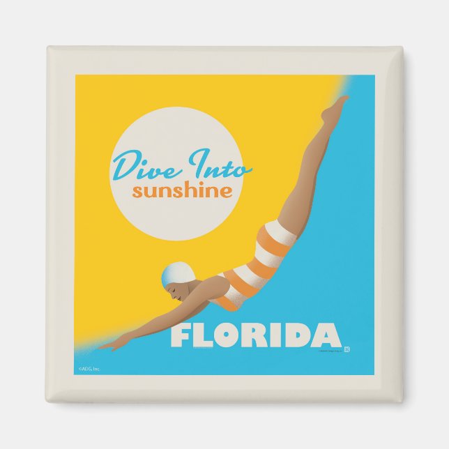 Aimant Plongez Dans Le Soleil | Floride (Devant)