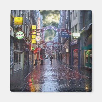Aimant Pluie matinale — Amsterdam en novembre