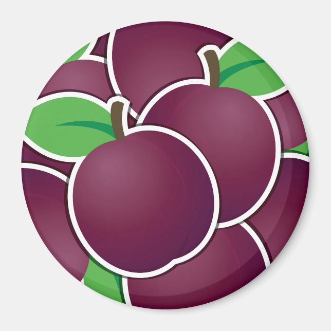 Aimant Plum funky (Devant)