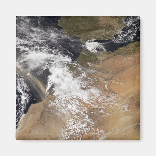 Aimant Plumes de poussière au large des côtes marocaines (Devant)