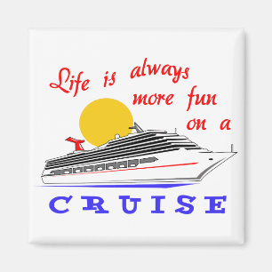 Aimant Plus de plaisir en croisière