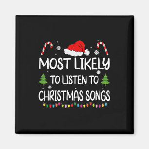 Aimant Plus susceptible d'écouter des chansons de Noël Fa