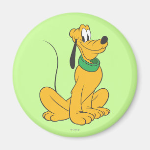 Aimant Pluto   Assis droit vers le haut