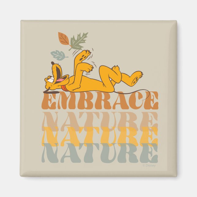 Aimant Pluto | Embrasser la nature (Devant)