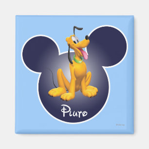 Aimant Pluto   Icône tête de Mickey