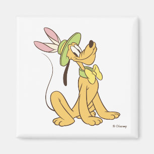 Aimant Pluton de Pâques avec des oreilles de lapin de Pâq