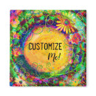 Plutôt Floral Inspirivity Personnalisable Nom Amus