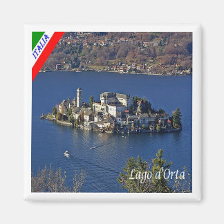 Aimant PMT022 LAC ORTA, Piémont, Italie, Réfrigérateur