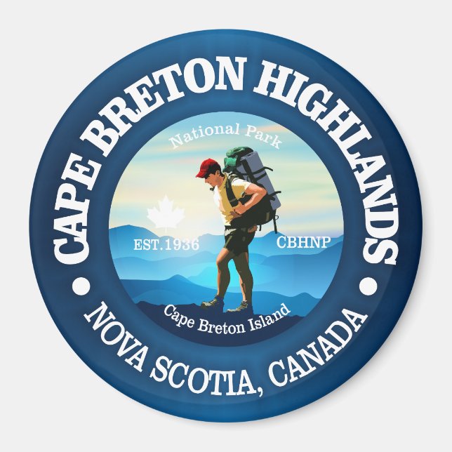 Aimant PN des Hautes-Terres-du-Cap-Breton (C) (Devant)
