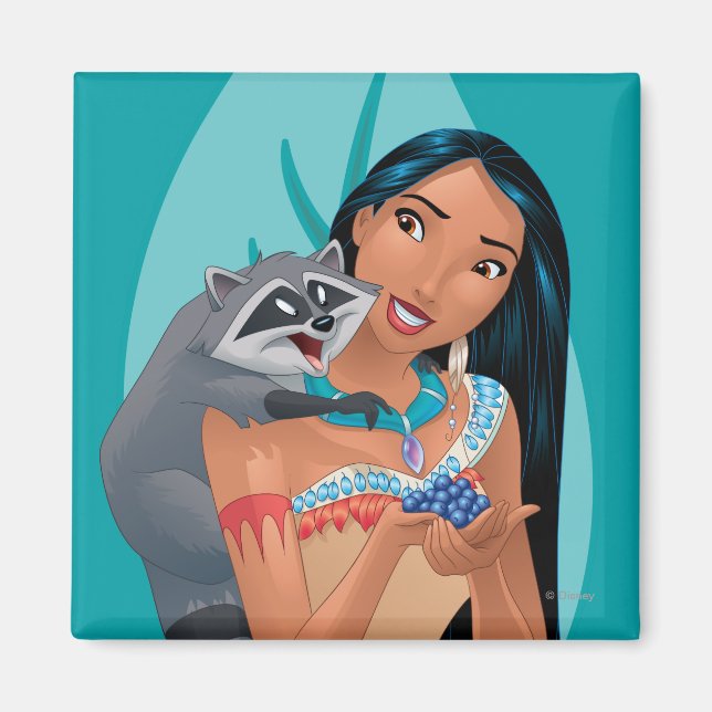 Aimant Pocahontas et Meeko (Devant)