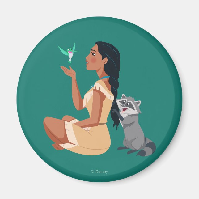 Aimant Pocahontas et Pals Amitié forestière (Devant)