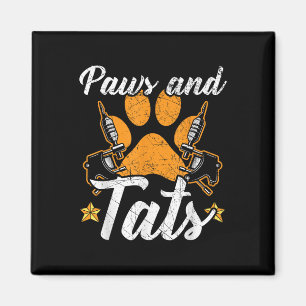 Aimant Poches Et Tats Encaissant Tatoueur Tatouant Chien