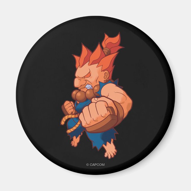 Aimant Pocket Fighter Akuma (Devant)