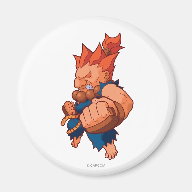 Aimant Pocket Fighter Akuma (Devant)