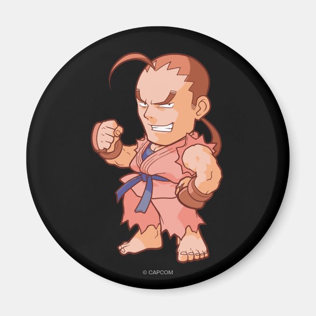 Aimant Pocket Fighter Dan (Devant)