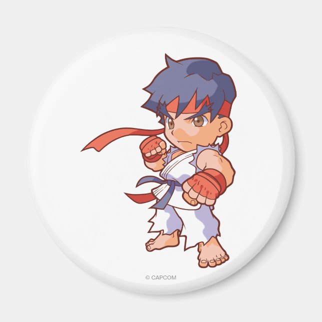 Aimant Pocket Fighter Ryu (Devant)