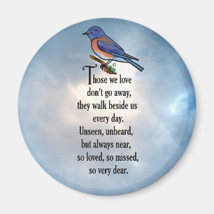 Aimant Poème Bluebird "so Loved"