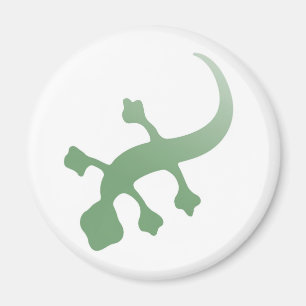 Aimant Poetica Gecko en vert
