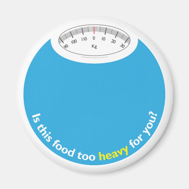 Aimant Poids et santé (Devant)