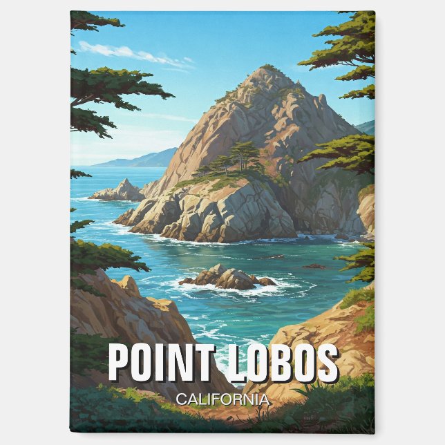 Aimant Point Lobos California Travel (Recto)