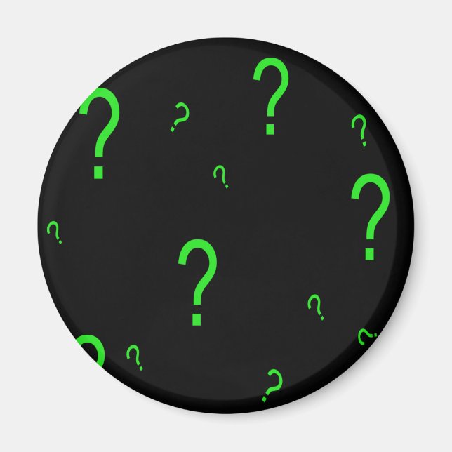 Aimant Points d'interrogation (Devant)