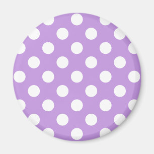 Aimant Pois blanc sur le lilas