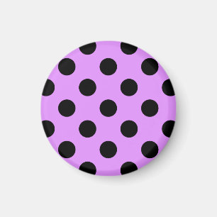 Aimant Pois noirs sur lilas