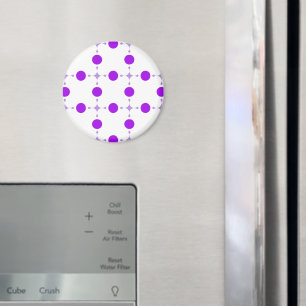 Aimant Pois violets, Motif à points Polka, points, pointi