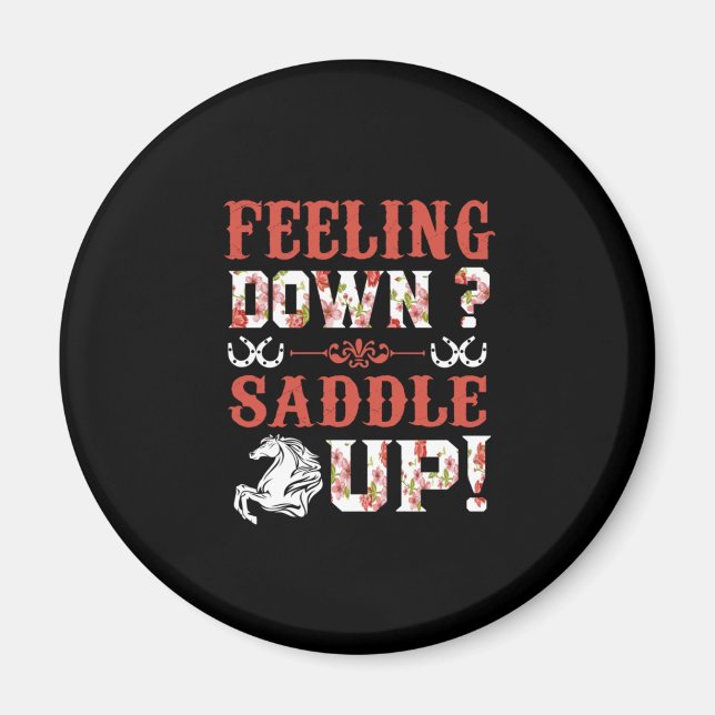 Aimant Poison d'Equestrian | Feeling Down Saddle Up (Devant)