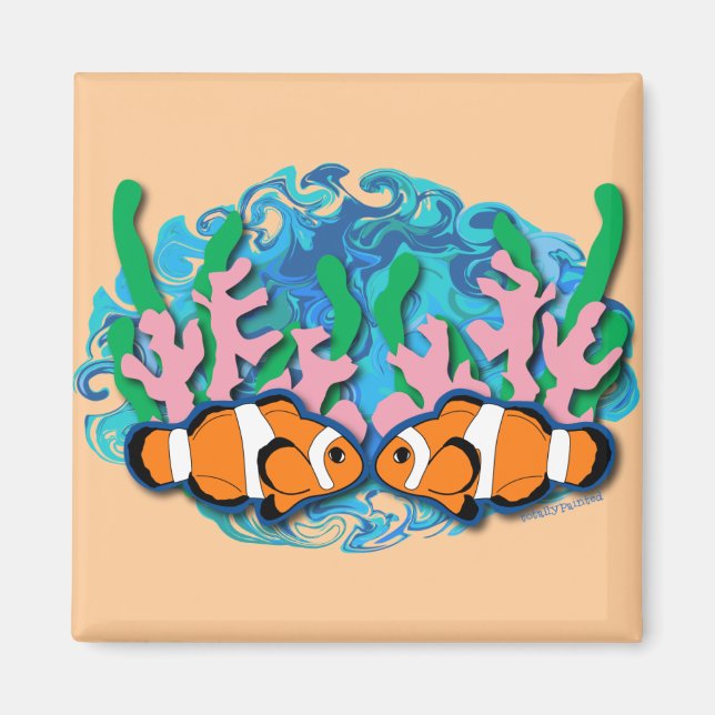 Aimant Poisson clown (Devant)