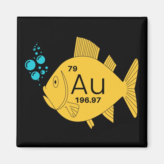Aimant Poisson d'or (Devant)